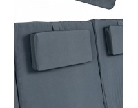 Záhradná hojdačka Victoria - antracit / sivá