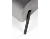 Dizajnové kreslo Victus - tmavosivá / čierna