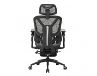 Kancelárske kreslo Vilmer - tmavosivá / čierna