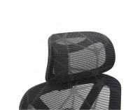 Kancelárske kreslo Vilmer - tmavosivá / čierna