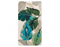 Kúpelňová predložka Vimal Typ 4 80x150 - béžová / vzor listy