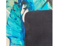 Kúpelňová predložka Vimal Typ 4 80x150 - béžová / vzor listy