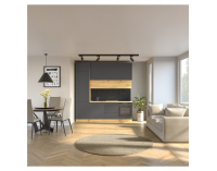 Kuchynská linka Vinetu 240 - sivá / dub artisan