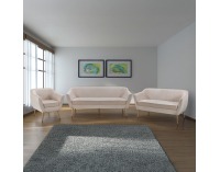 Dvojsedačka Vioda - béžová (Velvet) / prírodná