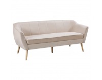 Trojsedačka Vioda - béžová (Velvet) / prírodná