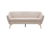 Trojsedačka Vioda - béžová (Velvet) / prírodná