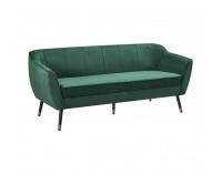 Trojsedačka Vioda - zelená (Velvet) / čierna / zlatá