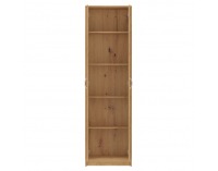 Dvojdverová policová skriňa Vira Mecki New - dub artisan