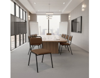 Konferenčná stolička Visitor - hnedá