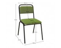 Konferenčná stolička Visitor - zelená