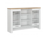 Vitrína (nadstavba) Rene 160 - biela andersen / dub bernstein