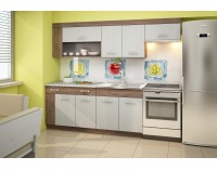 Kuchyňa Viza Plus - craft tobaco / craft biely