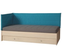 Jednolôžková posteľ s roštom Blog LOZ.1S - dub ferrara