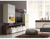 Dvojdverová komoda Carry - vanilka / nocce sorrento