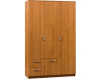 Šatníková skriňa Wenecja 2 3D - jelša