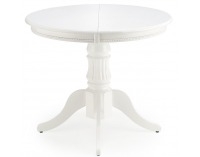 Rustikálny rozkladací jedálenský stôl William - biela