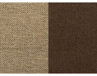 Rohová sedačka s rozkladom Aleksander L/P - šenil béžový (inari 23) / hnedá (inari 28)