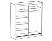 Šatníková skriňa Boca I - dub sonoma