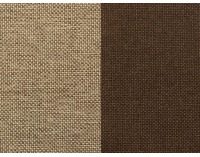 Taburetka Aleksander - šenil béžový (inari 23) / hnedá (inari 28)