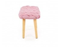 Taburetka Yeti - ružová / prírodná