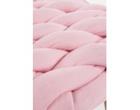 Taburetka Yeti - ružová / prírodná