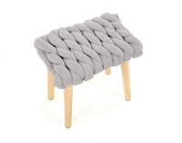 Taburetka Yeti - sivá / prírodná