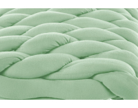 Taburetka Yeti - zelená / prírodná