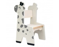 Montessori schodíky / stolička Zafra - biela / sivá / čierna