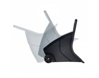 Plastový záhradný vozík Zafur 85 l - čierna / zelená