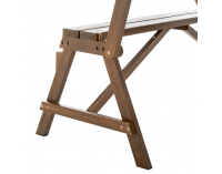 Záhradný stôl / lavička Zagir - hnedá