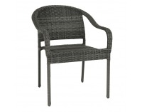 Záhradná stolička Binga - sivá