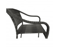 Záhradná stolička Binga - sivá