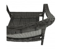 Záhradná stolička Binga - sivá