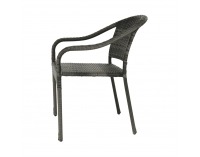 Záhradná stolička Binga - sivá
