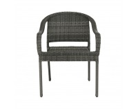 Záhradná stolička Binga - sivá