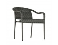 Záhradná stolička Binga - sivá