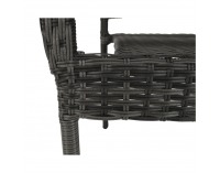 Záhradná stolička Binga - sivá