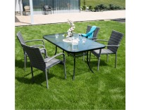 Záhradná stolička Vipana - sivá