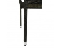 Záhradná stolička Vipana - sivá