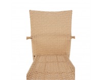 Záhradná stolička Vipana - svetlohnedá