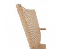 Záhradná stolička Vipana - svetlohnedá