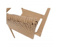 Záhradná stolička Vipana - svetlohnedá