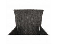 Záhradný ratanový set Adaron 1+2 - hnedá / svetlosivá