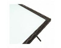 Záhradný ratanový set Adaron 1+2 - hnedá / svetlosivá