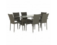 Záhradný ratanový set Obsor 1-6 - sivá