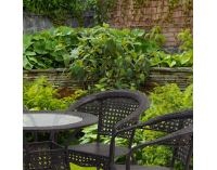 Záhradný set z umelého ratanu Geton 1+4 - hnedá