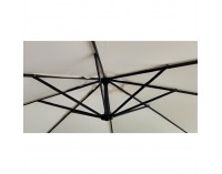 Záhradný slnečník Zaim New 330 cm - čierna / béžová