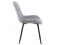 Jedálenská stolička Zajra - svetlosivá / čierna