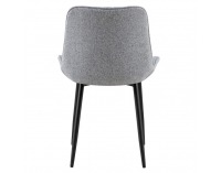 Jedálenská stolička Zajra - svetlosivá / čierna