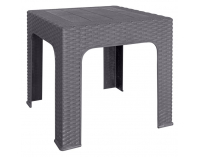Záhradný stohovateľný stolík Zama - sivá